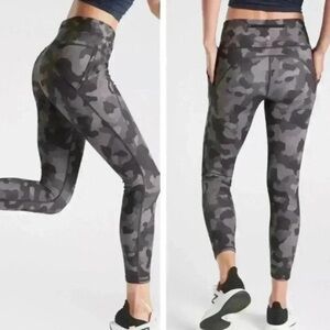 ATHLETA Lightning Camo 7/8 Tight Legging